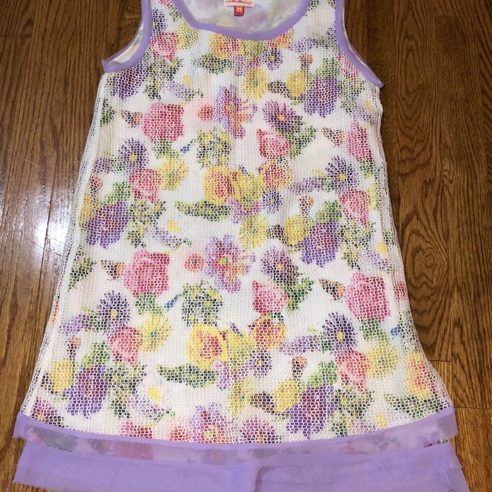 LittleMisMatched Sleeveless Flower Dress
